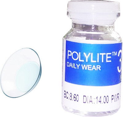 

Polylite Clear minus-11 Yearly disposable Spherical Contact Lens Yearly Contact Lens(-11, Clear, Pack of 1)