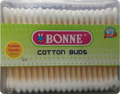 

BONNE COTTON EAR BUDS (400 COTTON TIPS)(200 Units)