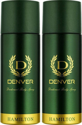 

Denver Hamilton Deo Combo Body Spray - For Men(165 ml, Pack of 2)
