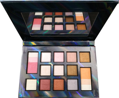 

RTB 3D NEW COLORS PERFECT COMBINATION MAKE UP PALETTE 2 BLUSHER + 11 COLOR EYESHADOW 24 g(MULTICOLOR)