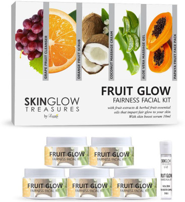 

Luster Fruit Glow Fairness Facial Kit 310 ml(Set of 6)