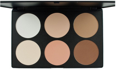 

Outop Cosmetics Professional 6 Colors Contour Face Power Foundation(Multicolor)