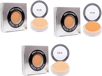 

THE LOOKS Make-up Base Revitalizing Full Cover With Vitamin-E Foundation(Fs-28, Fs-29, Fs_626 B)