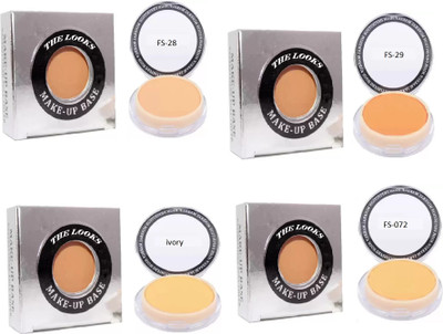 

THE LOOKS Make-up Base Revitalizing Full Cover With Vitamin-E Foundation(Fs-28, Fs-29, Ivory, Fs-072)