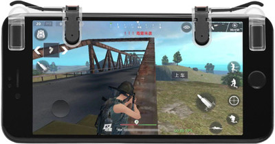 

CASADOMANI Good Quality PUBG Trigger K01 Sensitive Shoot/Aim Buttons R1 L1 Trigger Mobile Game Controller Easy To install Sharpshooter Trigger Buttons Sensitive Shoot Physical Mobile Game Controller Shooter Controller Aim Buttons Gamepad Joysticks PUBG Fo