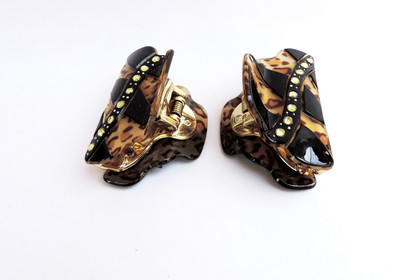 

Epraiser Designer Tiger Print Model Pack of 6 Back / Jaw Hair Clip(Black)