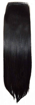 

CRIBE Dark Black 5 Clip In Fashion Long Hair Extension