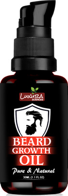 

Luxura Sciences Beard Growth Oil 30 ML For Beard and Mustache Growth with Onion Extract. Hair Oil(30 ml)