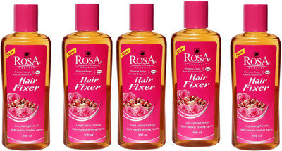 

Rosa Hair Fixer 100 ML(Pack of 5) Hair Gel(1000 ml)