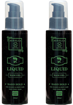 

MIRELLA HYPE HAIR GEL FOR ULTIMATE CARE COMBO OF 2 GREEN Hair Gel(250 ml)