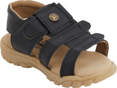 

Chiu Boys Velcro Flats(Black