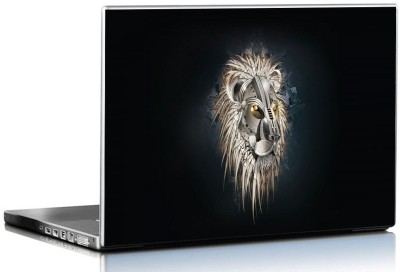PIXELARTZ Laptop Skin - Abstract Lion - HD Quality - 15.6 Inches 3M Vinyl Paper Laptop Decal 15.6