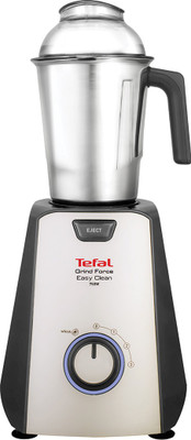 

Tefal GRINDFORCE EASYCLEAN (MG-100) 750 W Mixer Grinder(Silver, Black, 4 Jars), Black;silver