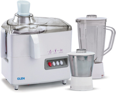 

GLEN GL-4013 450 W Juicer Mixer Grinder(White, 2 Jars)