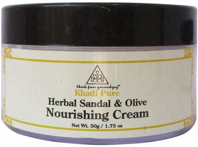 

Khadi Pure Herbal Sandal & Olive Nourishing Cream - 50g(50 g)