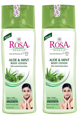 

Rosa Aloe & Mint Lotion 2 Pack of 500 ML(1000 ml)