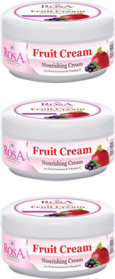 

Rosa Herbals Fruit Cream 200 ML(Pack of 3)(300 ml)