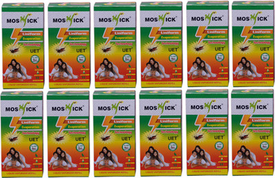 Moskick VAAHMKR12 Mosquito Vaporiser Refill(12 x 45 ml)