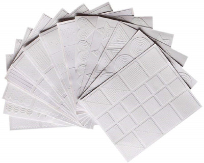 

SHAFIRE 12 in 1 Waterproof Salon Nail Art Stickers (White)(White)