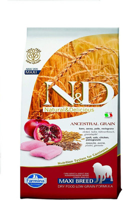 

Farmina N & D Low Grain Chicken and Pomegranate Adult Maxi 12 kg Dry Dog Food