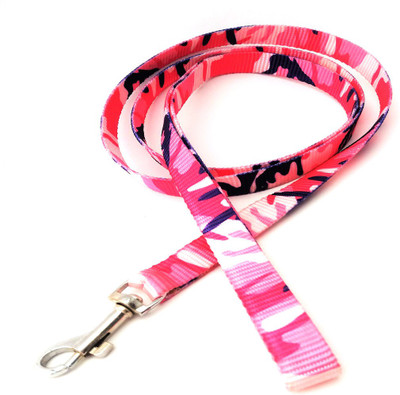 

dogsbuzz high quality fancy collar an leash for puppy ( 0.5 inch) pink 120 cm Dog Strap Leash(Pink)