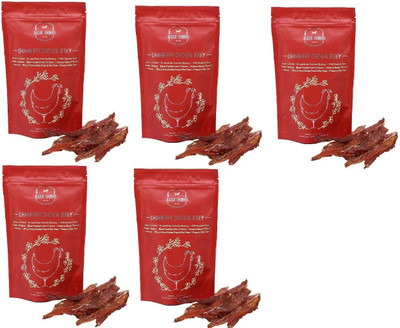 

Doggie Dabbas Wheat, Gluten and SOYA Cranberry Chicken Jerky 85 gm Dog Treat(85 g, Pack of 5)