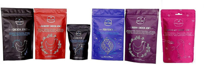 

Doggie Dabbas Dog Treats Combo (Chicken Jerky, Fish Ferky, Blueberry, Cranberry, Liver it Up, Berryblast Cheese Jerky) Dog Treat(505 g, Pack of 6)