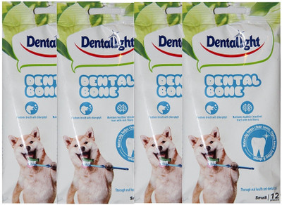 

Gnawlers Dentalight Bone Chew 90g Veg Dog Treat(90 g, Pack of 4)