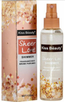 

Kiss Beauty Sheer Love Shimmer perfect Makeup Fixer Sprey (Transparent) Primer - 120 ml(Transparent)