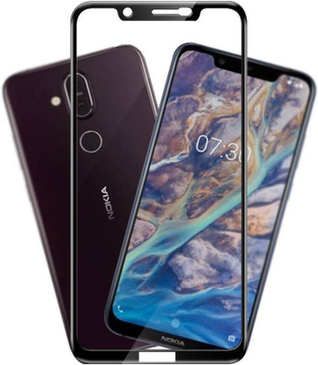 b.bright Edge To Edge Tempered Glass for NOKIA 8.1 (Pack of 1), NOKIA X7 ( Pack of 1 )(Pack of 1)