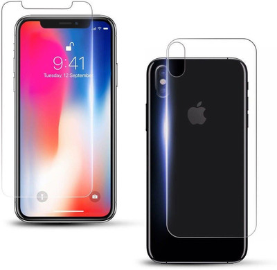Case Creation Front and Back Screen Guard for New Apple Iphone XS Max(Pack of 2)