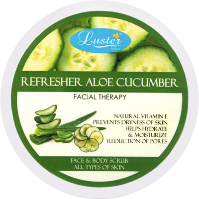 

Luster Refresher Aloe Cucumber Face & Body Scrub(400 g)