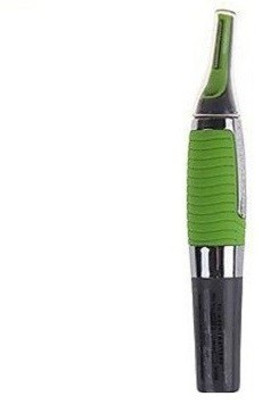 Anva Personal Ear Nose Neck Eyebrow Hair Trimmer Remover - Green Runtime: 180 min Trimmer for Men(Green)