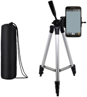 WDS ®Digital Camera 3110 -Stand Lightweight Tripod Compatible With All Smartphones Tripod Kit (Multicolor, Supports Up to 3000) Tripod(Black, Silver, Supports Up to 1500 g)