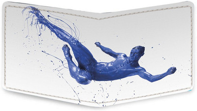 

Shopmania Men Multicolor Genuine Leather, Canvas Wallet(5 Card Slots), Brown