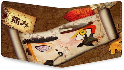 

Shopmania Men Multicolor Genuine Leather, Canvas Wallet(5 Card Slots), Brown