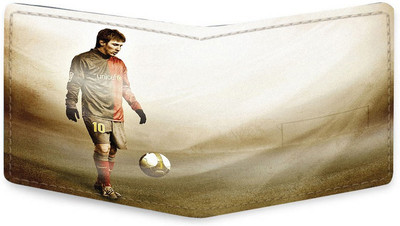 

Shopmania Men Multicolor Genuine Leather, Canvas Wallet(5 Card Slots), Brown