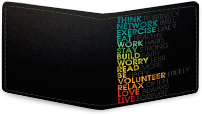 

Shopmania Men Multicolor Genuine Leather, Canvas Wallet(5 Card Slots), Brown