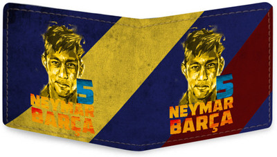 

Shopmania Men Multicolor Genuine Leather, Canvas Wallet(5 Card Slots), Brown