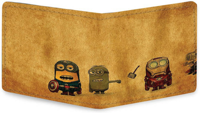

Shopmania Men Multicolor Genuine Leather, Canvas Wallet(5 Card Slots)