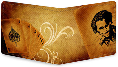 

Shopmania Men Multicolor Genuine Leather, Canvas Wallet(5 Card Slots), Brown