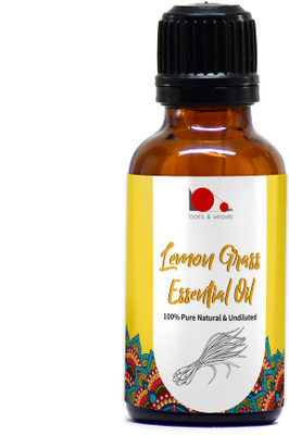 looms & weaves - 100% Pure, Natural & Undiluted Lemon Grass Essential Oil - 30ML(30 ml)