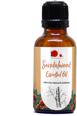 

looms & weaves - 100% Pure, Natural & Undiluted Sandalwood Essential Oil - 5ML(5 ml)