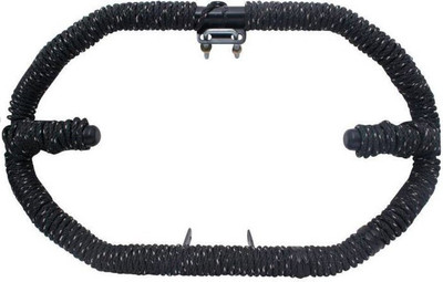 NEELAM Diamond Black Rope Safety Leg Guard Bike Crash Guard(Royal Enfield)