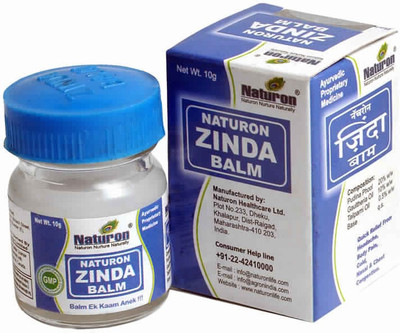 

Naturon Zinda Balm (Pack of 6) Pain Relief Balm For Headache, Body Pain & Cold | 100% Safe & Natural Pain Relief Balm(60 g)