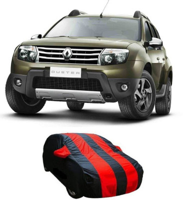 ANLOPE Car Cover For Renault Duster (With Mirror Pockets)(Blue, Red)