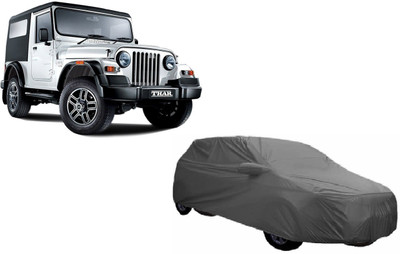 ANLOPE Car Cover For Mahindra Thar (With Mirror Pockets)(Grey)