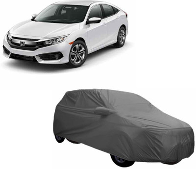 ANLOPE Car Cover For Honda Civic (With Mirror Pockets)(Grey)