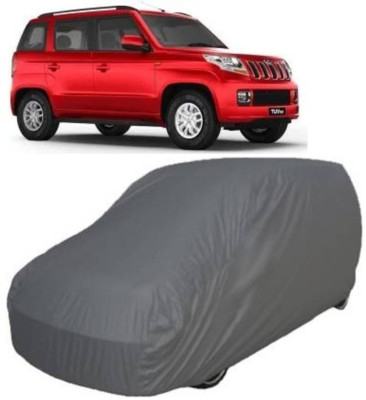 zedaan Car Cover For Mahindra TUV300 (Without Mirror Pockets)(Grey, For 2018 Models)