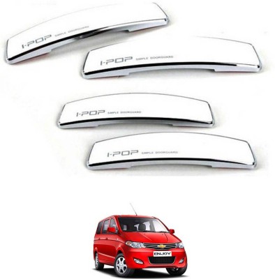 I Pop Plastic Car Door Guard(White, Pack of 4, Chevrolet, Enjoy)